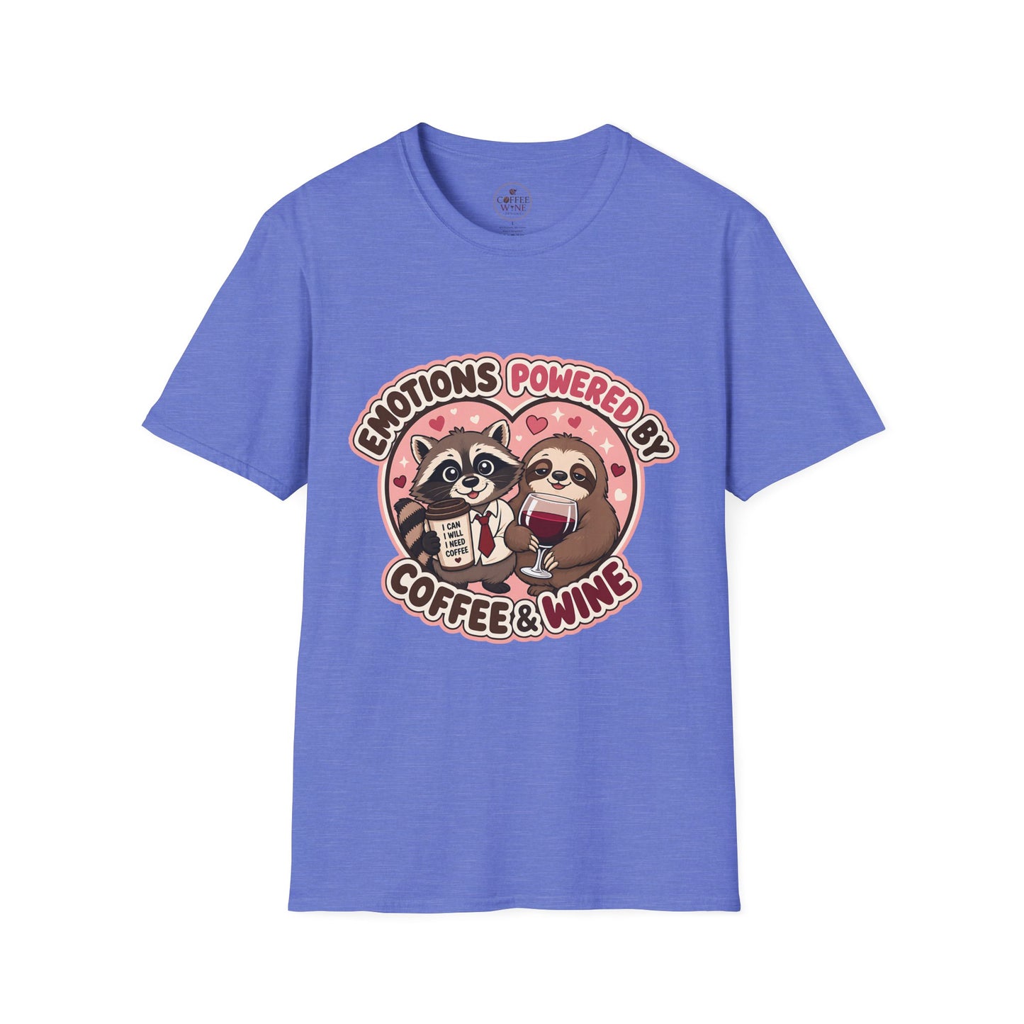 Emotions Powered By Coffee & Wine T-Shirt