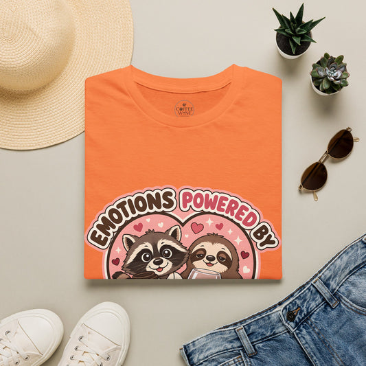 Emotions Powered By Coffee & Wine T-Shirt