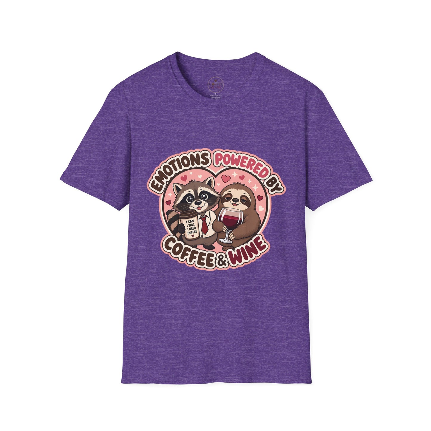 Emotions Powered By Coffee & Wine T-Shirt